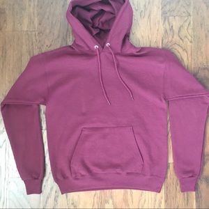 Hanes Maroon hoodie sweatshirt